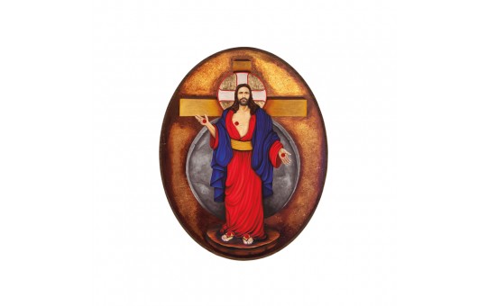 IMÃ DE GELADEIRA ÍCONE JESUS DAS SANTAS CHAGAS