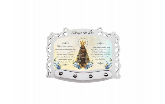 PORTA-CHAVES NOSSA SENHORA APARECIDA 20 CM