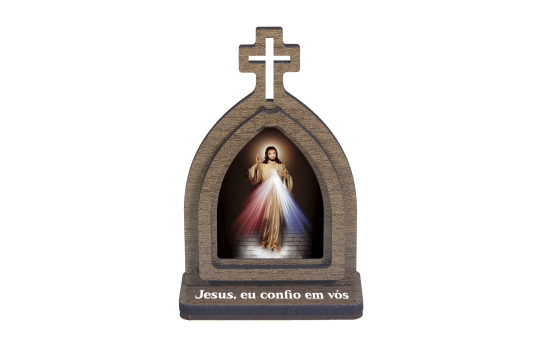 CAPELA JESUS MISERICORDIOSO 9CM