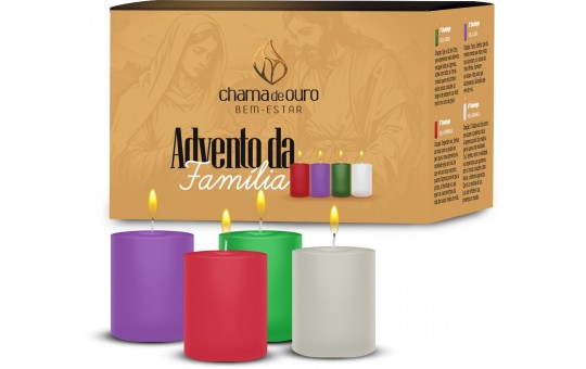 CAIXA KIT DE VELAS ADVENTO