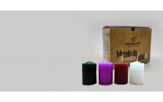 KIT DE VELAS ADVENTO
