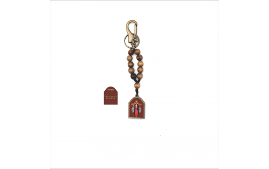 CHAVEIRO DEZENA MENSAGEIROS DO AMOR - 10mm