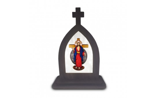 CAPELA JESUS DAS SANTAS CHAGAS - 27 CM