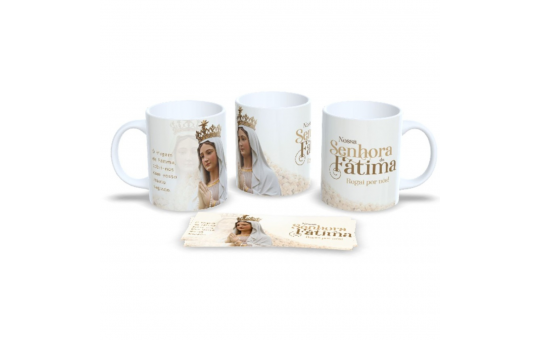 CANECA NOSSA SENHORA DE FÁTIMA