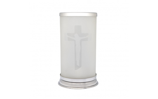 PORTA-VELAS CRUCIFIXO