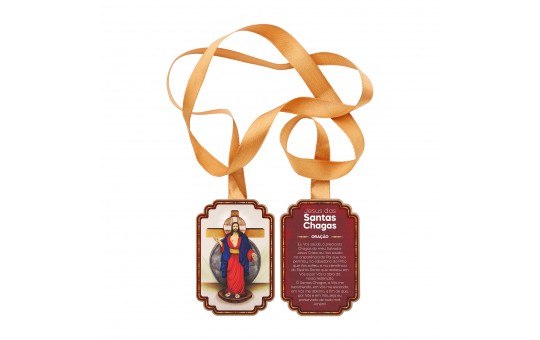 ESCAPULÁRIO DE PORTA JESUS DAS SANTAS CHAGAS