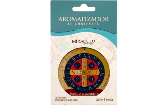 AROMATIZADOR DE AMBIENTE - MEDALHA DE SÃO BENTO