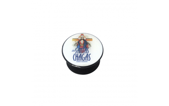 POP SOCKET JESUS DAS SANTAS CHAGAS - BRANCO