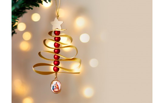 ENFEITE PARA ÁRVORE DE NATAL - SAGRADA FAMÍLIA 
