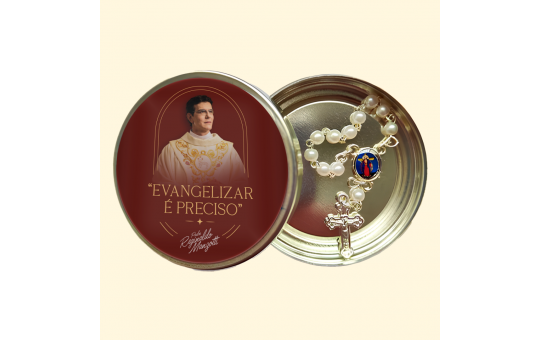 LEMBRANÇA COM DEZENA PERSONALIZADA - PADRE REGINALDO MANZOTTI