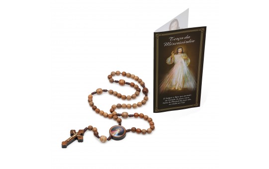 TERÇO JESUS MISERICORDIOSO - MADEIRA