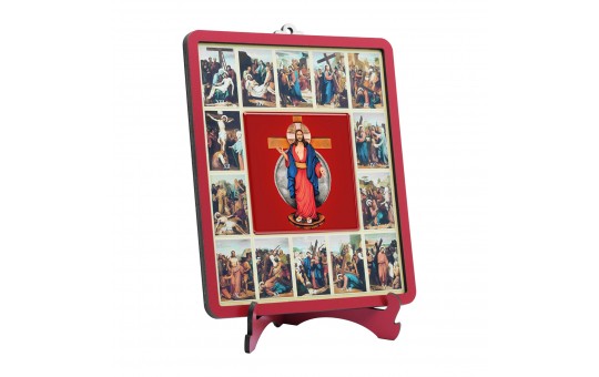 ADORNO VIA SACRA JESUS DAS SANTAS CHAGAS