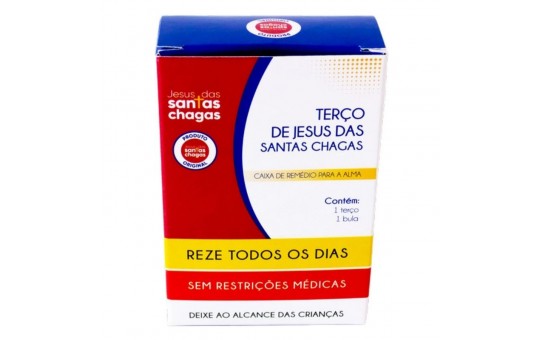 KIT REMÉDIO DO CRISTÃO JESUS DAS SANTAS CHAGAS