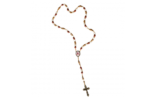 TERÇO JESUS DAS SANTAS CHAGAS - PÉROLA