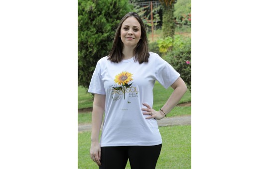 CAMISETA UNISSEX GIRASSOL - PP