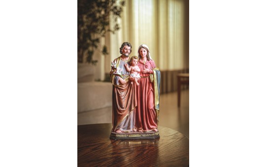 IMAGEM SAGRADA FAMÍLIA 20CM - RESINA